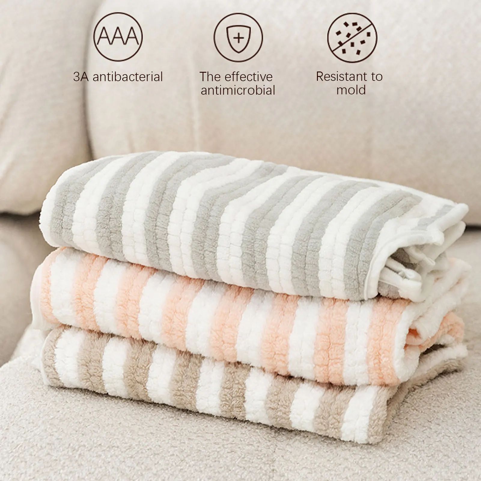 Ultra-Absorbent Quick-Drying Thick Pet Bath Towel Robe
