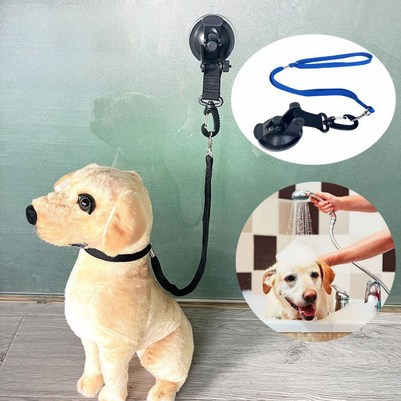 Pet Bathing Suction Cup Restraint Harness Anti-Grab Tool