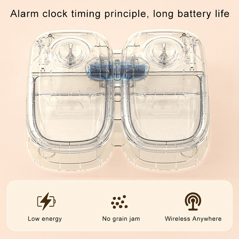 Automatic Smart Pet Feeder Timer Stainless Steel