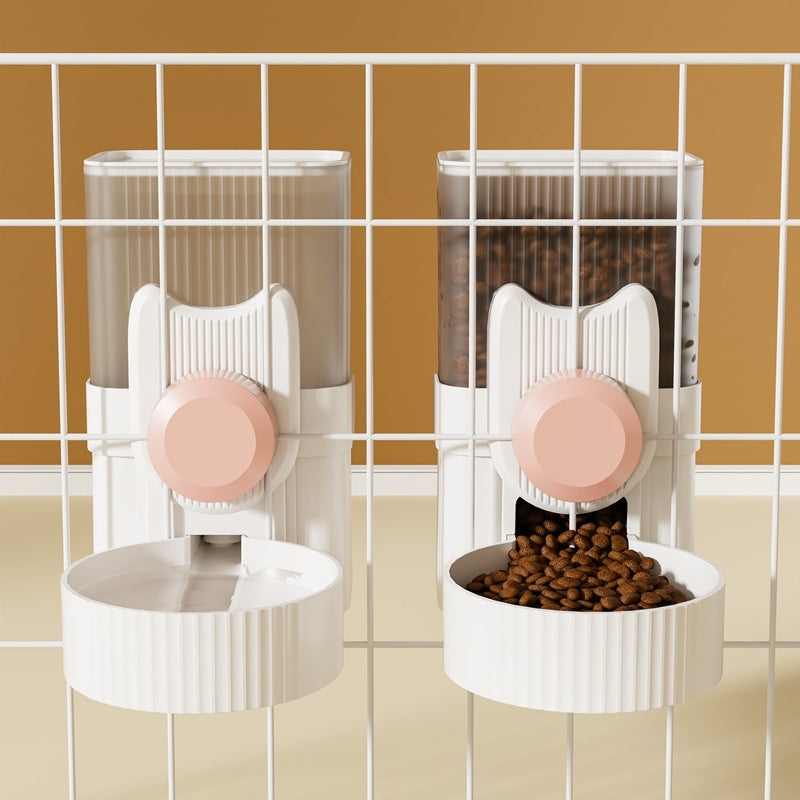Hanging Automatic Pet Water Fountain and Feeder for Drinking