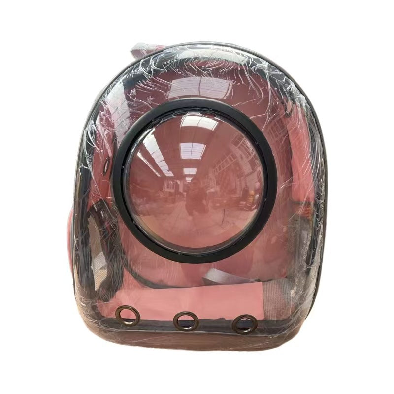 Transparent Skylight Pet Backpack Large Capacity Diaper Bag